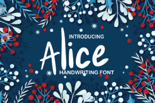 Alice: The Perfect Modern Handwritten Font for Crafters
