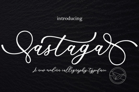 Astaga: A Modern Script Font for Elegant Branding