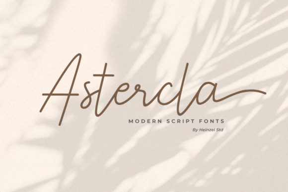 Astercla: The Handwritten Font for Modern Branding