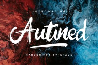 Autined: A Handwritten Font for Modern Web Design