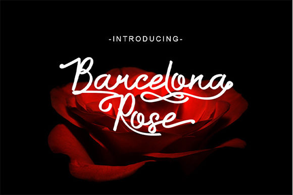 Barcelona Rose: A Premium Script Font for Editorial Design