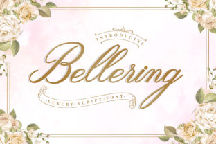 Bellering: A Versatile Script Font for Crafters