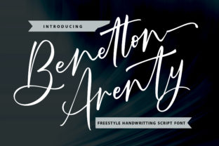 Benetton Arenty: The Elegant Handwritten Font for Crafters