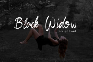 Black Widow: A Modern Handwritten Font for Branding