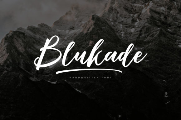 Blukade: A Premium Script Font for Modern Web Design