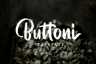 Buttoni: A Premium Handwritten Font for Campaigns