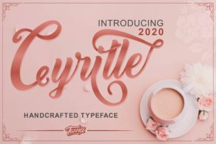 Cyrille: A Handwritten Font for Makers