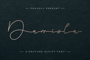 Damiola: A Handwritten Font for Modern Web Design