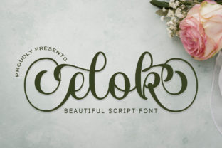 Elok: A Friendly Script Font for Modern Web Design