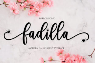 Fadilla: A Charming Script Font for Your Brand