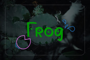 Frog: A Friendly Handwritten Font for Makers