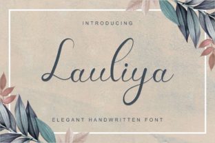 Lauliya: A Sweet Handwritten Font for Crafters