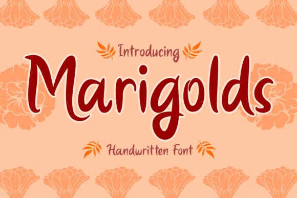 Marigolds: A Magical Handwritten Font for Makers
