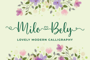 MiloBely: A Friendly Handwritten Font for Branding