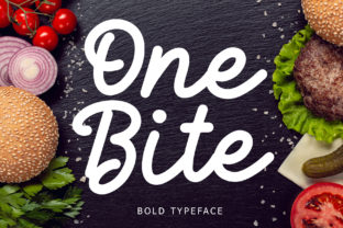 One Bite: A Handwritten Font for Modern Web Design