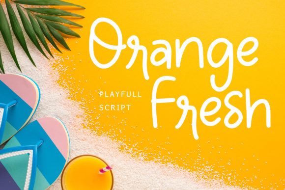 Orange Fresh: A Clean Handwritten Font for Web Design
