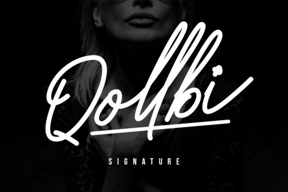 Qollbi: A Modern Handwritten Font for Editorial Design