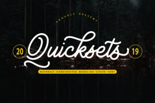 QuickSets: A Sweet Script Font for Modern Web Design