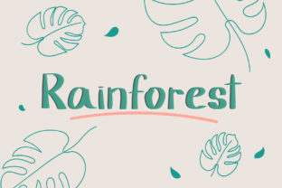 Rainforest: A Handwritten Font for Makers