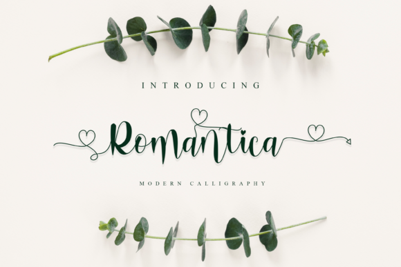 Romantica: A Handwritten Font for Modern Web Design