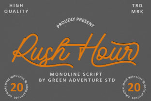 Rush Hour: A Vintage Handwritten Font for Marketers