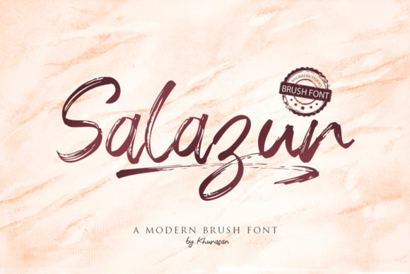 Salazur: A Fresh Handwritten Font for Web Design