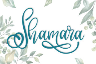 Shamara: A Light Script Font for Editorial Elegance