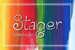Stager: A Friendly Handwritten Font for Your Brand