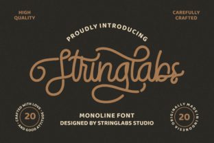 StringLabs: A Modern Script Font for Business Branding