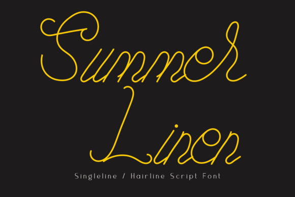 Summer Linen: A Handwritten Font for Small Business Branding