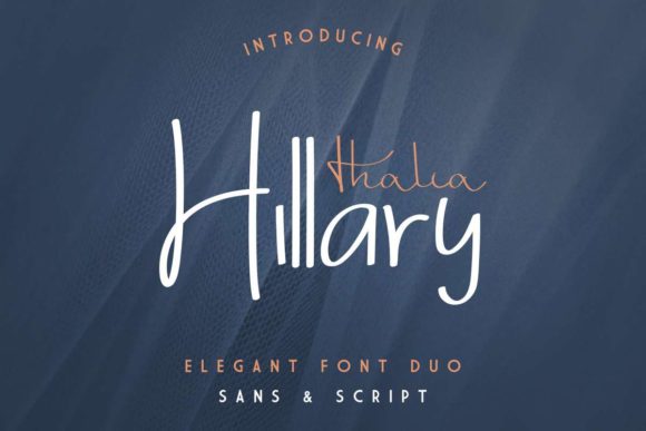 Thalia Hillary: A Modern Script Font for Web Design