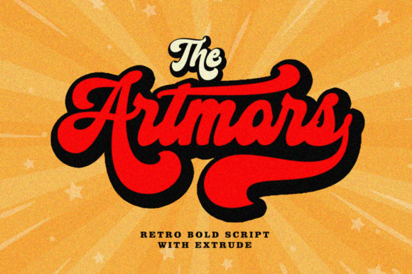 The Artmars: A Retro Script Font for Campaigns