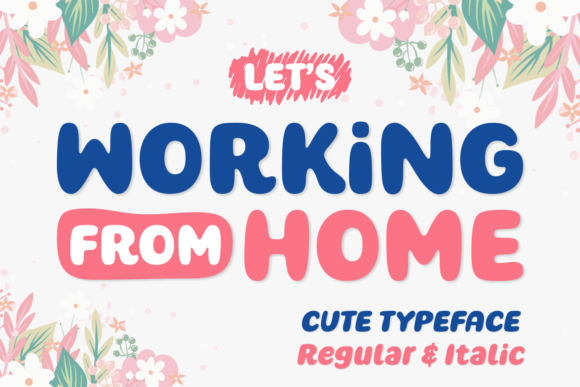 Working from Home: A Handwritten Font for Small Business
